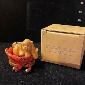 Avon Vintage Collectible “Family Friends Ornament Puppy” by Tom O’Brien for Avon